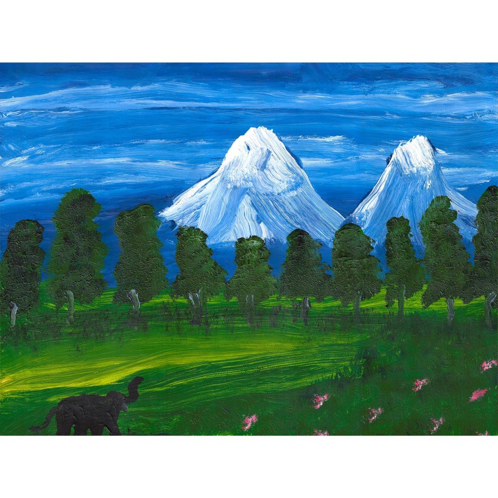 The Himalayas By Elephant Tunwa Elephant Art Online